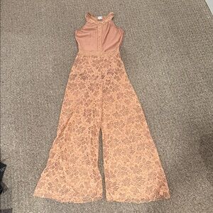 A Wish Come True
Lace Jumpsuit in Peach